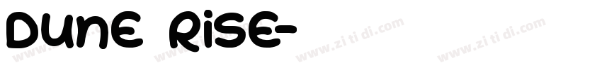 DUNE RISE字体转换